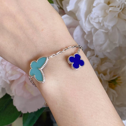 [Select]LUCKY SPRING SILVER BRACELET 4 MOTIF