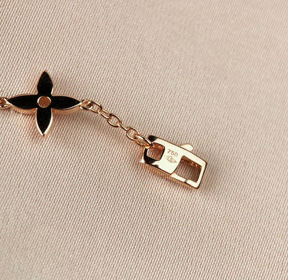 [Select]STAR AND SUN 7 MOTIFS GOLD BRACELET