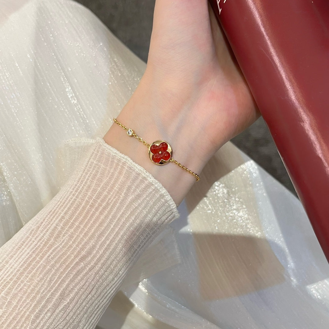 [Select]SUN PEDANT CARNELIAN BRACELET