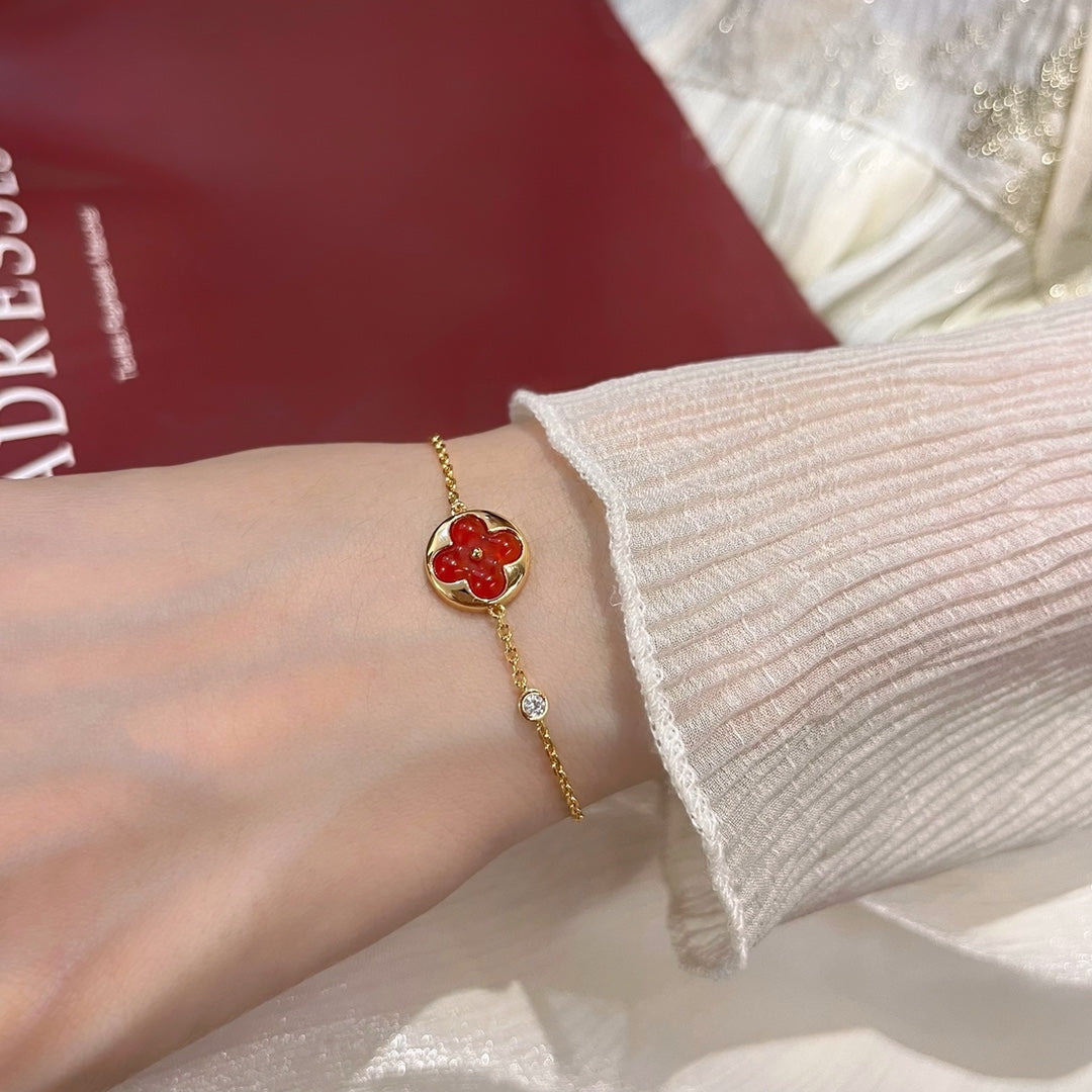 [Select]SUN PEDANT CARNELIAN BRACELET