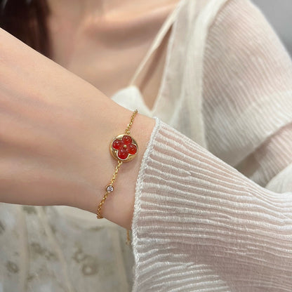 [Select]SUN PEDANT CARNELIAN BRACELET