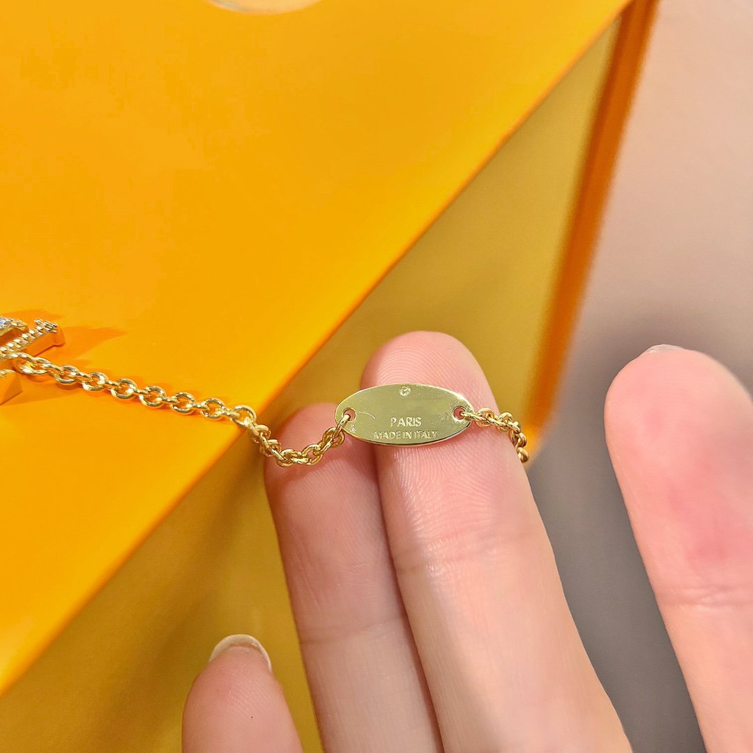[Select]LOGO STAR MOTIF GOLD BRACELET