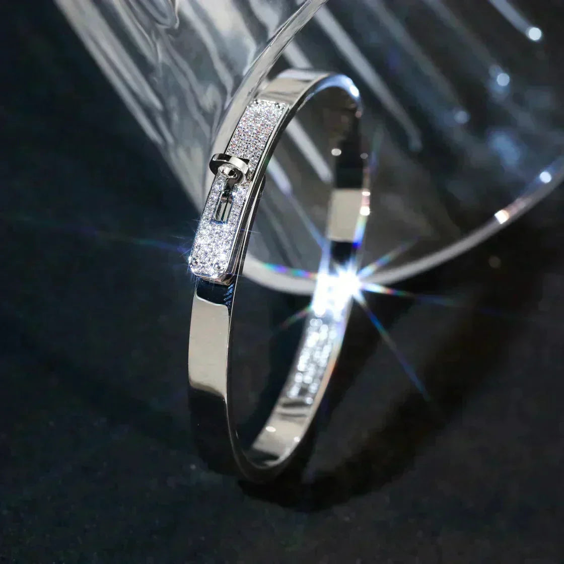 [Select]KELLY SILVER DIAMOND BRACELET