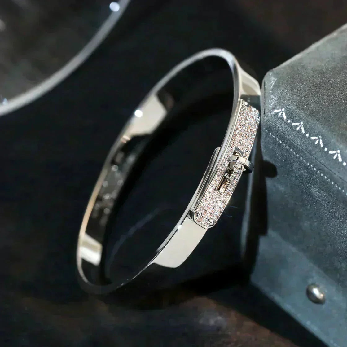 [Select]KELLY SILVER DIAMOND BRACELET