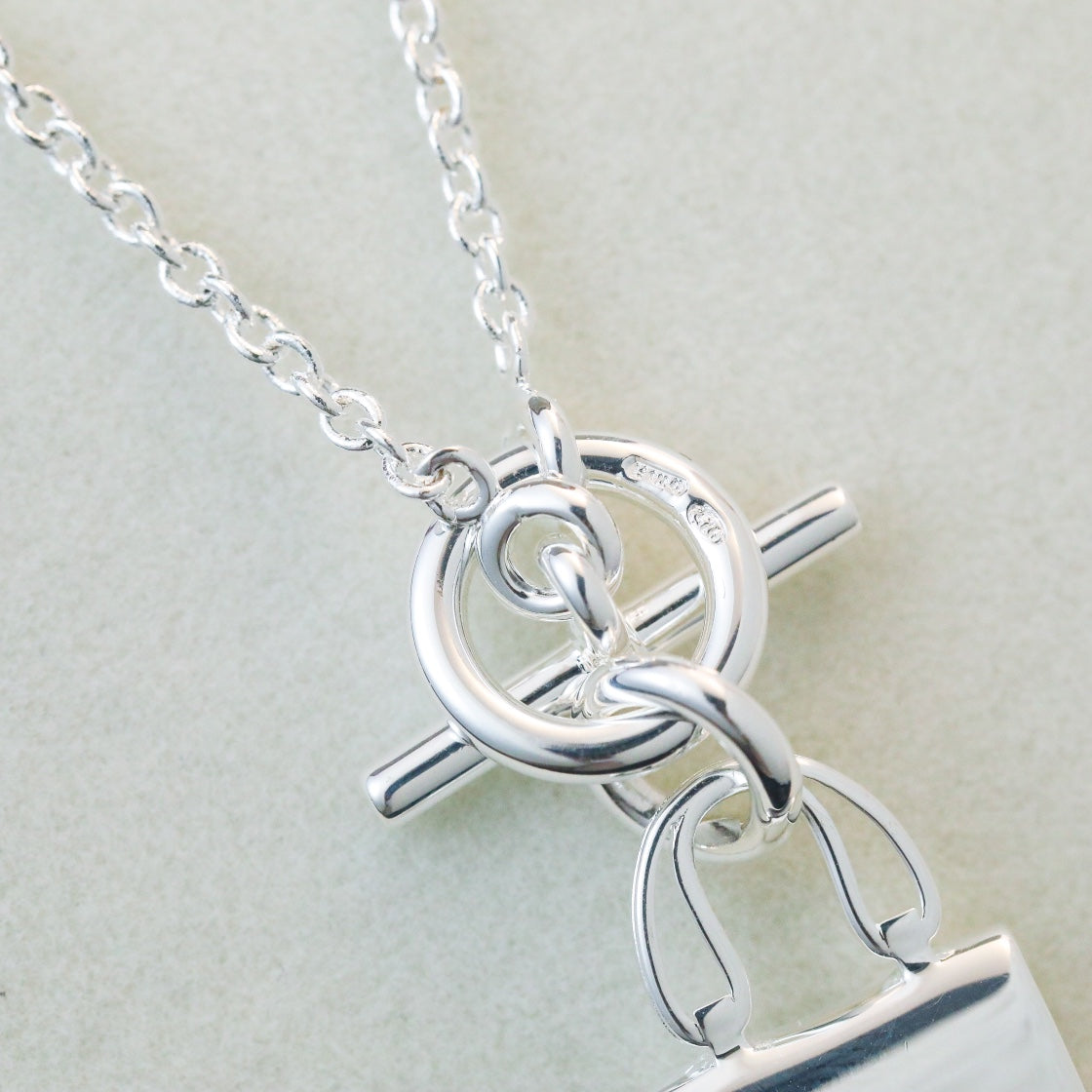 [Select]POP H PEDANT SILVER NECKLACE