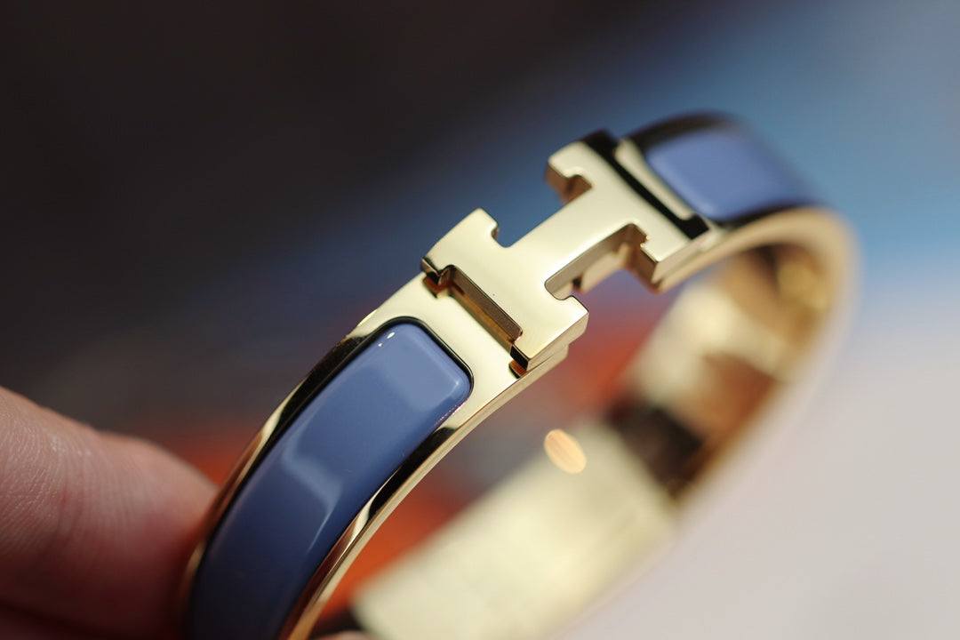 [Select]H BRACELET 12MM BLUE GRAY