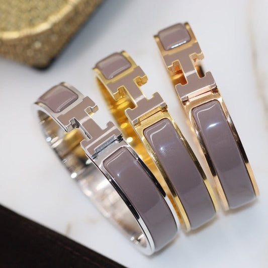[Select]H BRACELET 12MM BROWN