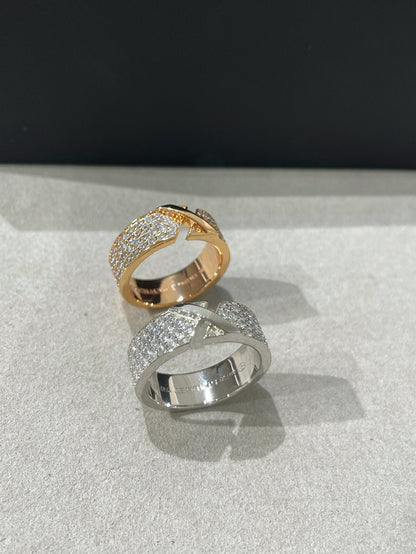 [Select]LIENS EVIDENCE  DIAMOND PAVED RING
