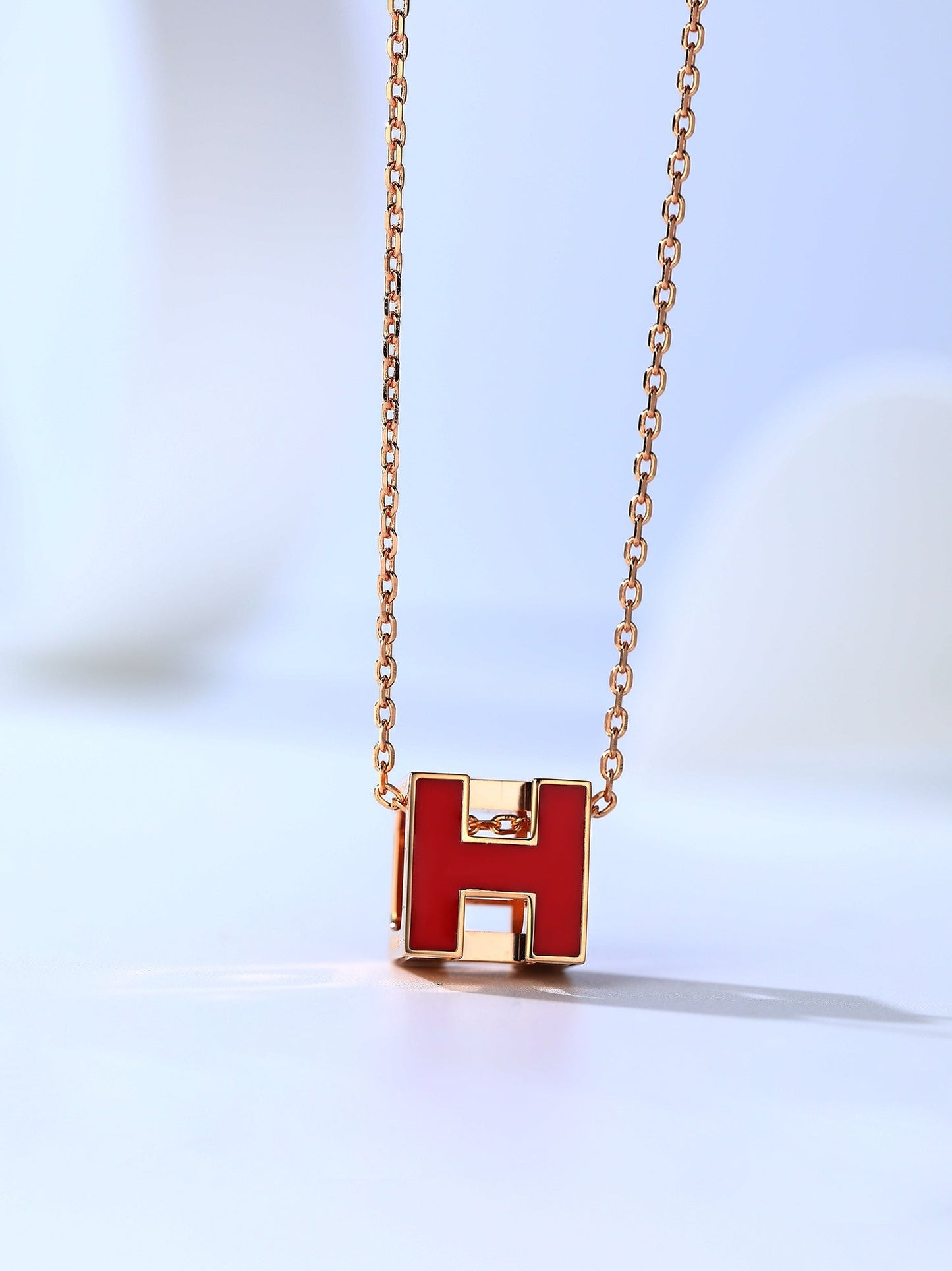 [Select]H CAGE PINK GOLD NECKLACE