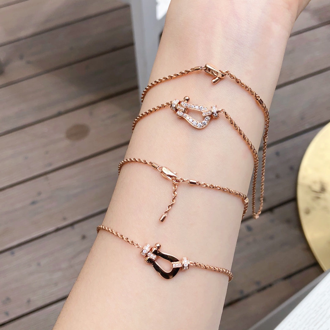 [Select]FORCE 10 PINK GOLD DIAMOND NECKLACE