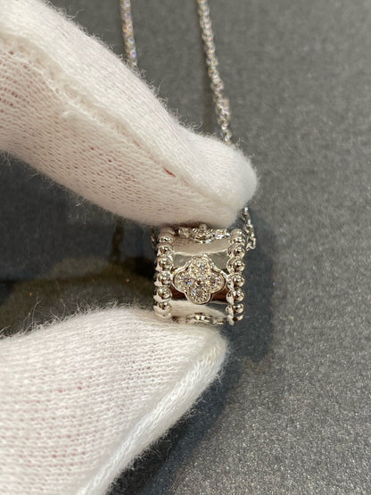 [Select]PERLEE PEDANT SIVLER DIAMOND NECKLACE