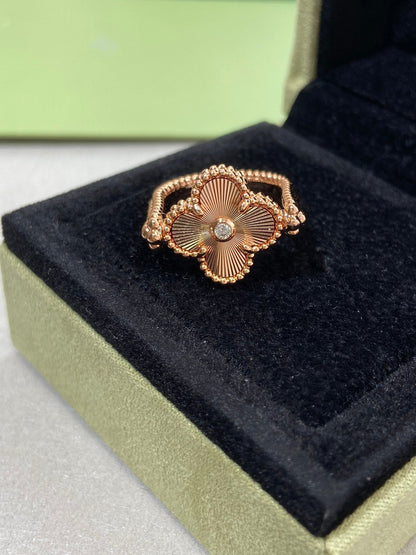 [Select]CLOVER RIVERSIBLE Select GOLD RING