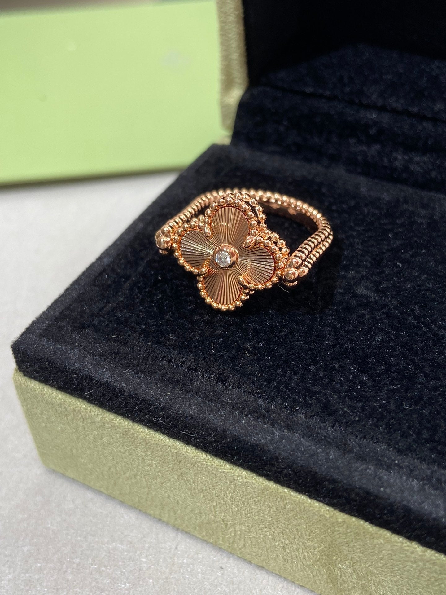 [Select]CLOVER RIVERSIBLE Select GOLD RING
