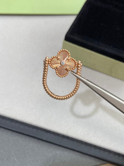 [Select]CLOVER RIVERSIBLE Select GOLD RING