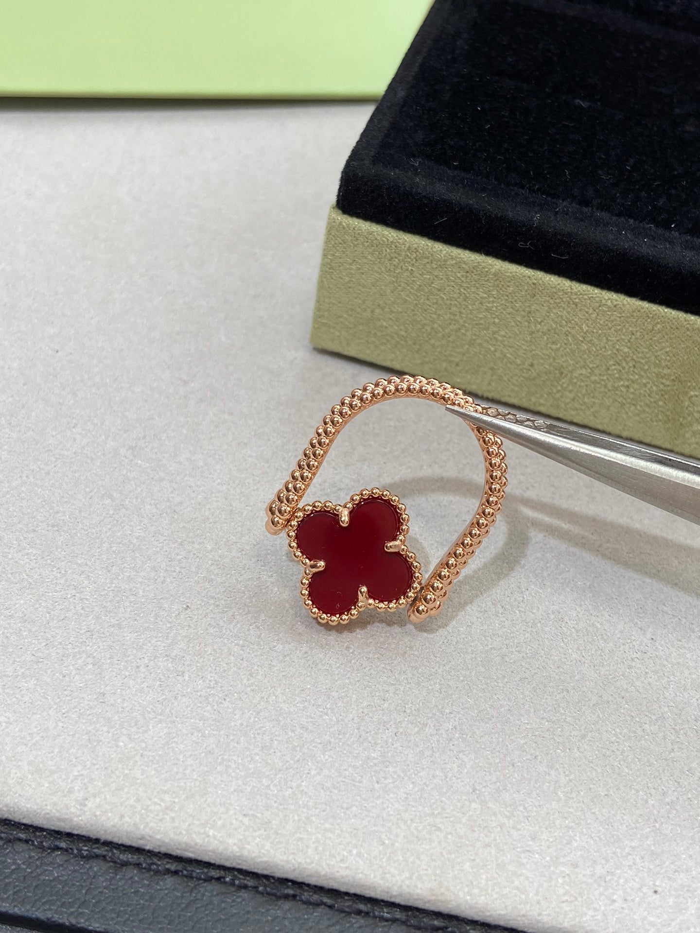 [Select]CLOVER RIVERSIBLE Select GOLD RING