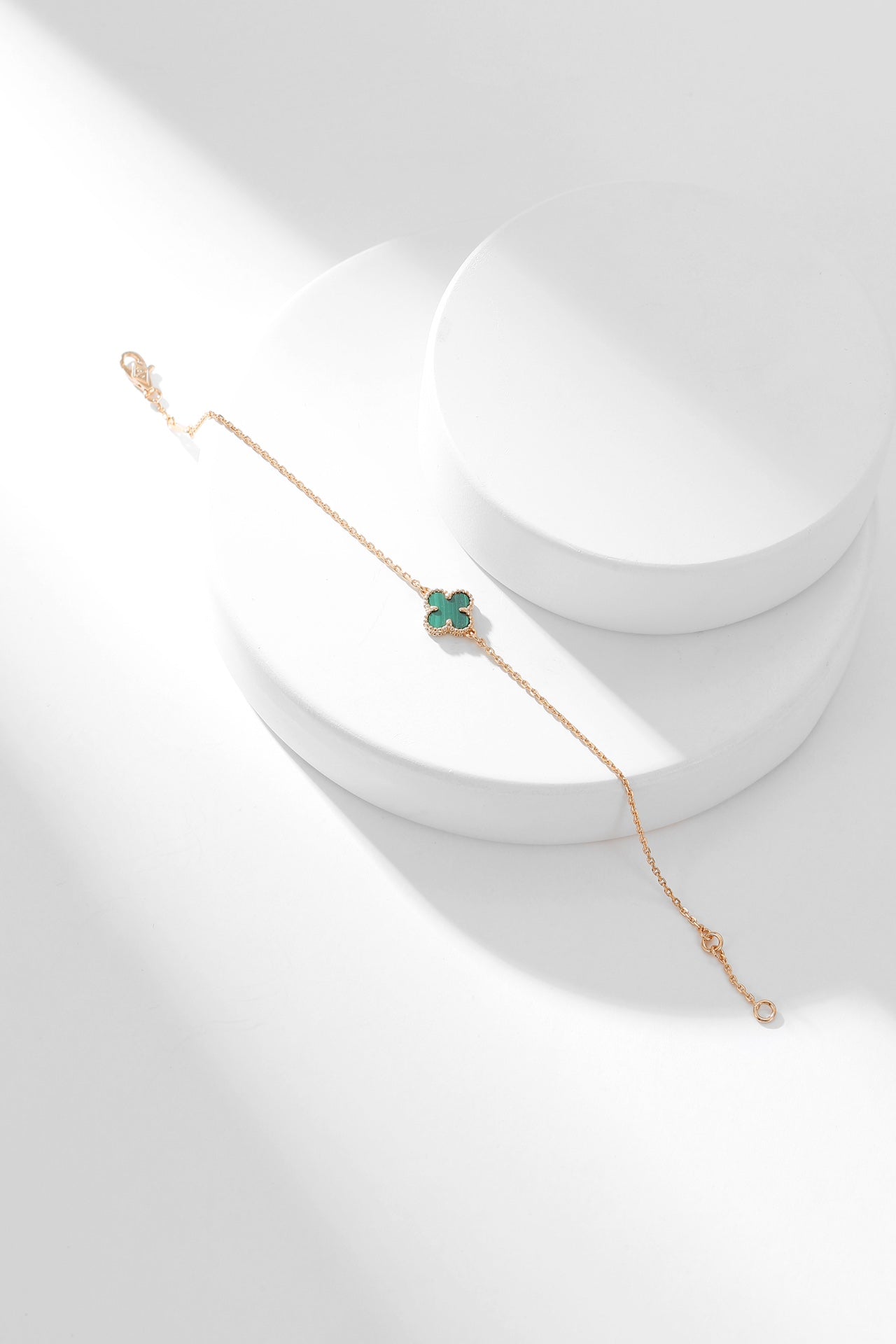 [Select]CLOVER BRACELET MALACHITE 1 MOTIF