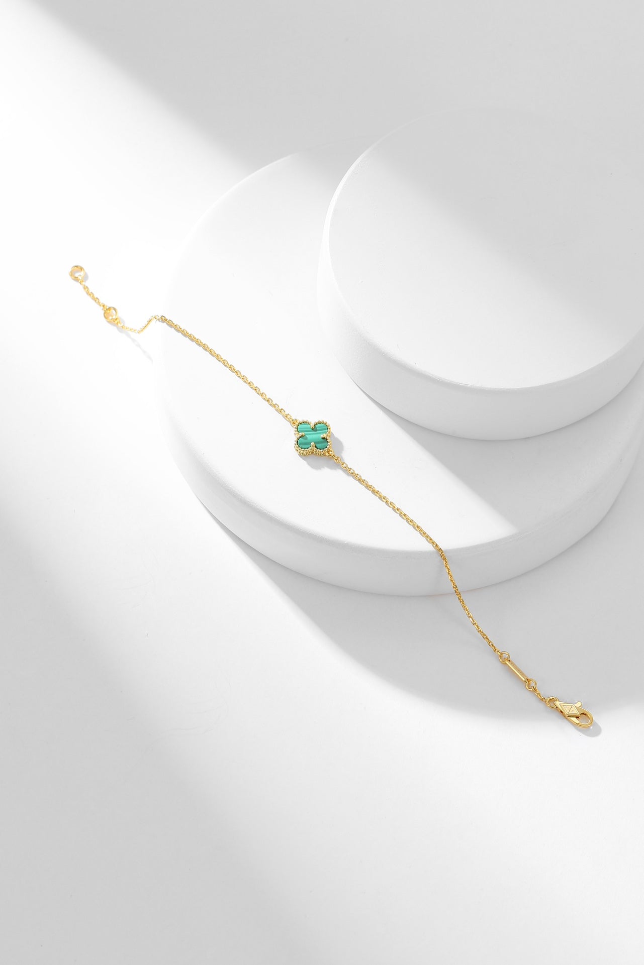 [Select]CLOVER BRACELET MALACHITE 1 MOTIF