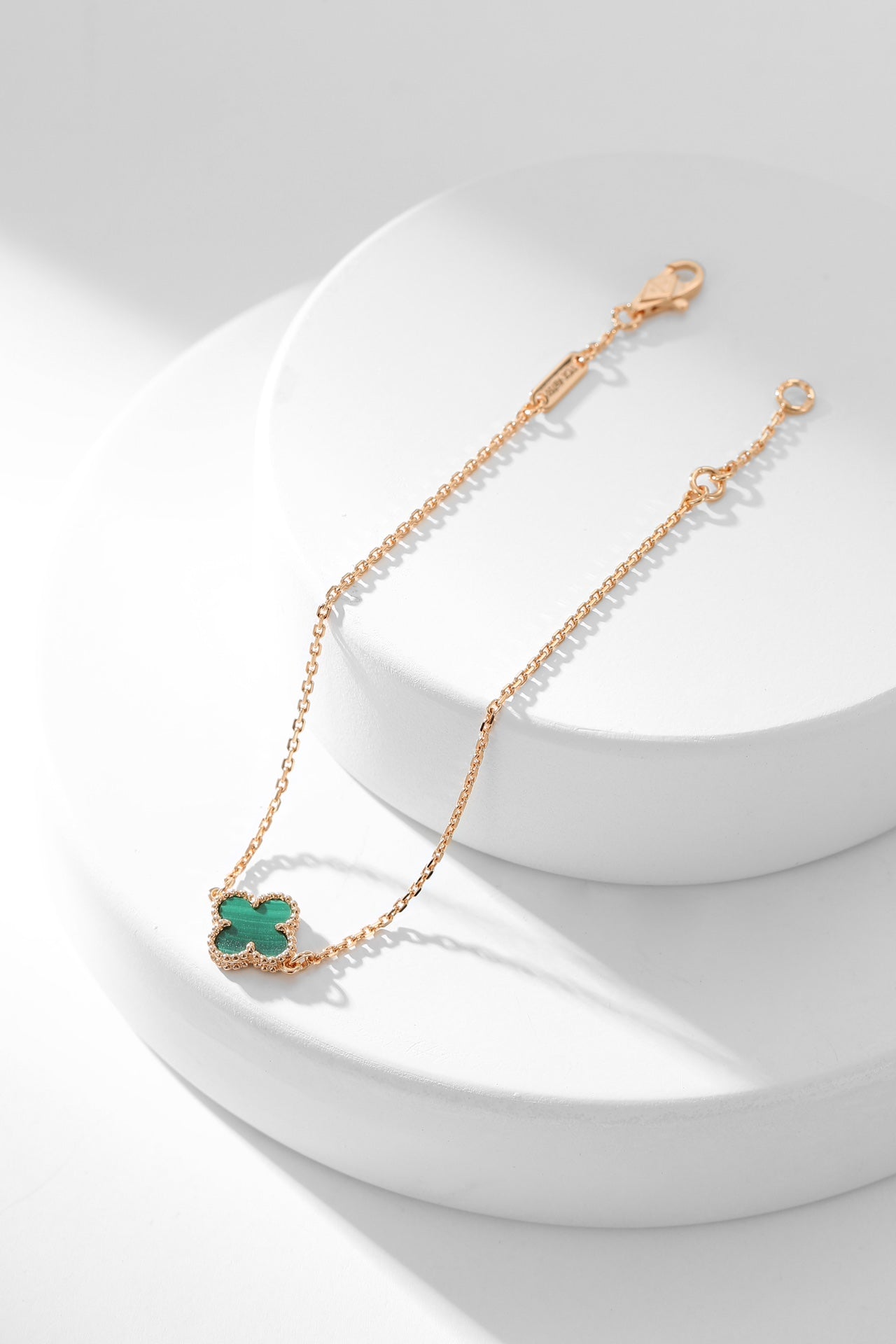 [Select]CLOVER BRACELET MALACHITE 1 MOTIF