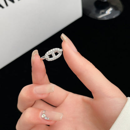 [Select]RONDE SMALL SILVER DIAMOND RING