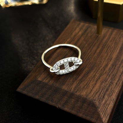 [Select]RONDE SMALL SILVER DIAMOND RING