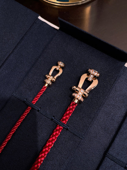 [Select]FORCE 10 HALF DIAMOND PINK GOLD RED CORDERI LARGE AND MEDIUM MODEL