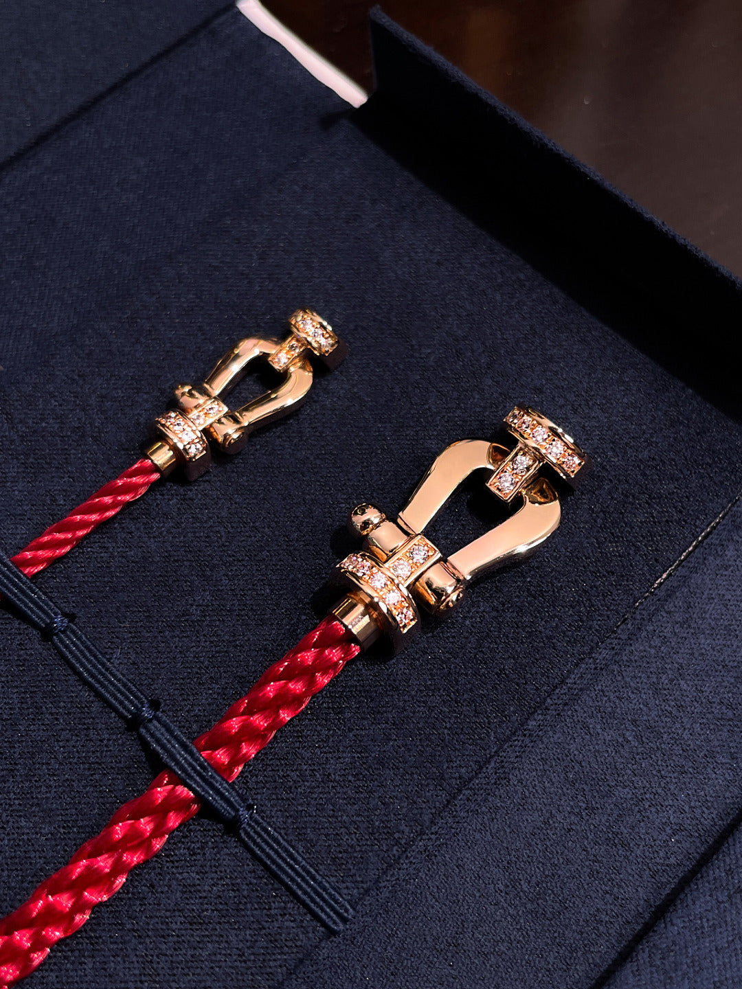 [Select]FORCE 10 HALF DIAMOND PINK GOLD RED CORDERI LARGE AND MEDIUM MODEL