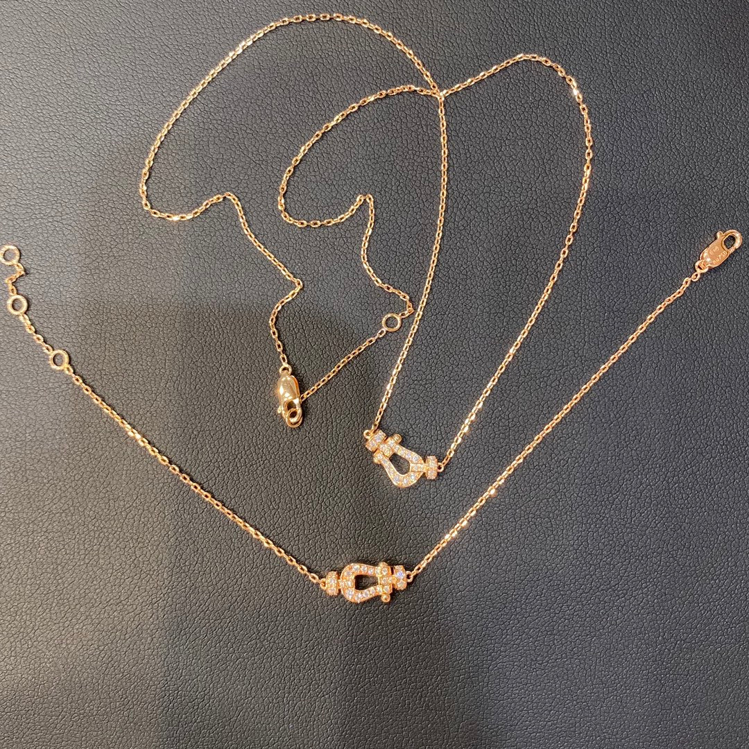 [Select]FORCE 10 DIAMOND PINK GOLD NECKLACE MINI MODEL