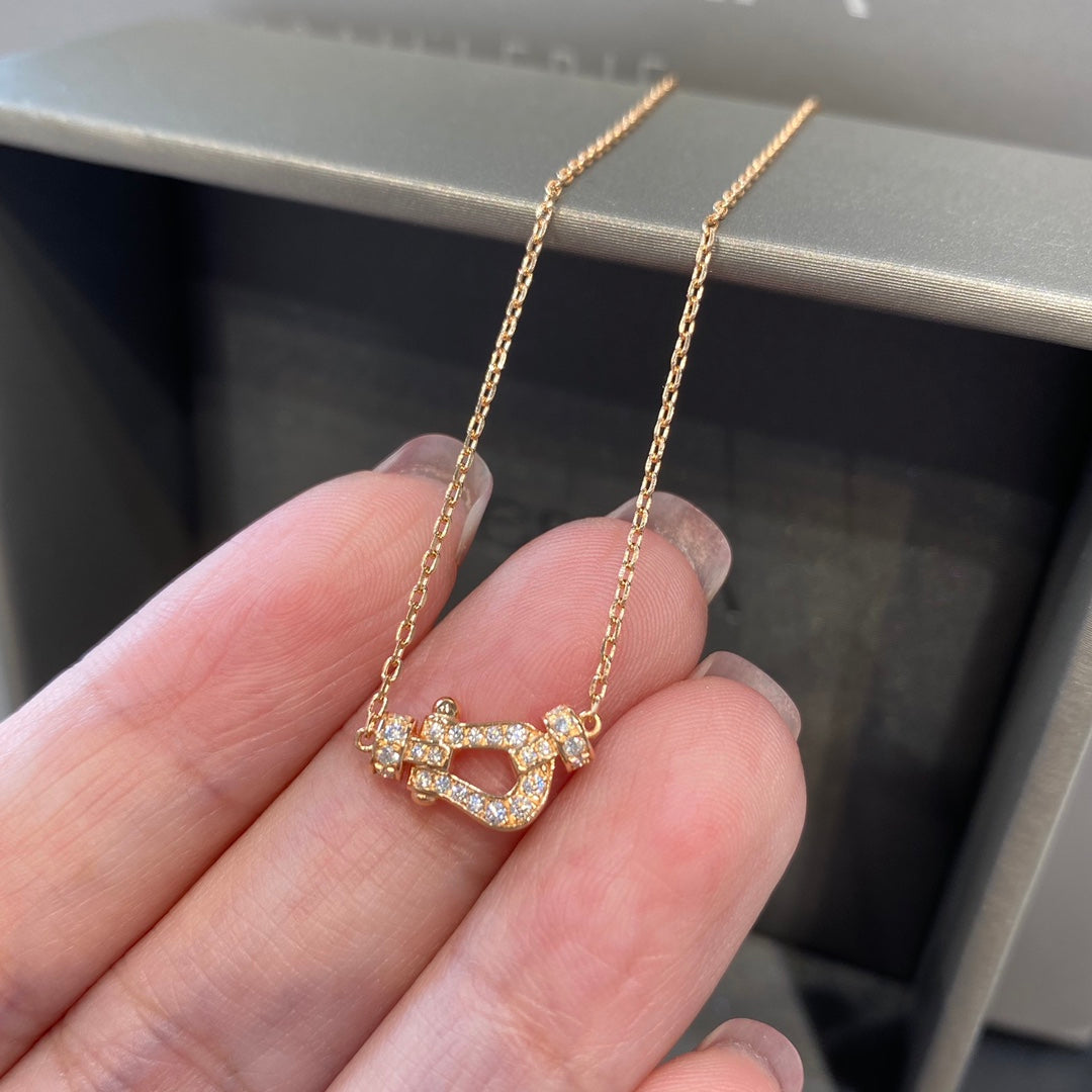 [Select]FORCE 10 DIAMOND PINK GOLD NECKLACE MINI MODEL