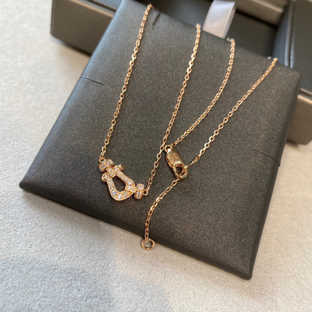 [Select]FORCE 10 DIAMOND PINK GOLD NECKLACE MINI MODEL