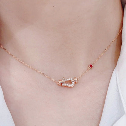 [Select]FORCE 10 DIAMOND PINK GOLD NECKLACE