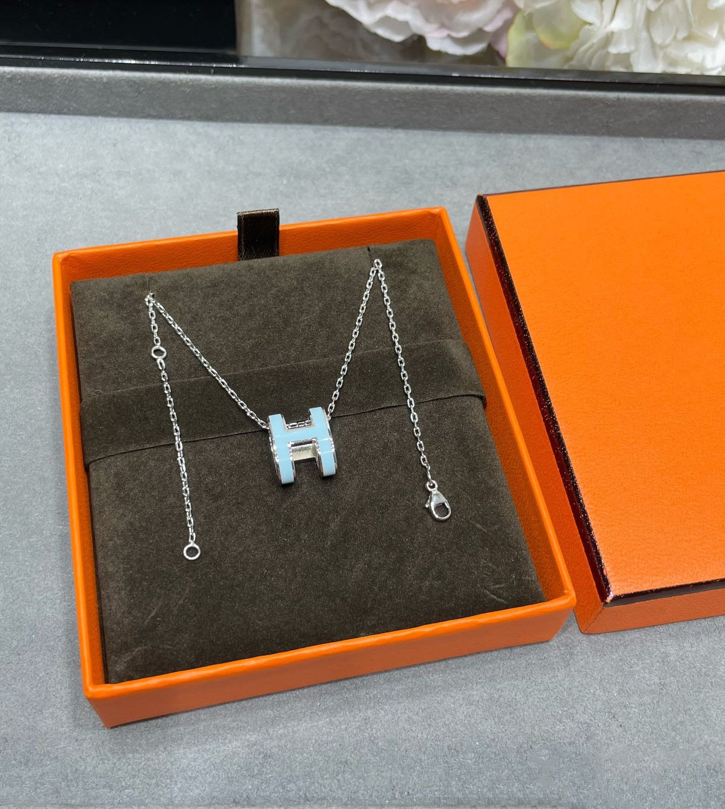 [Select]POP H SKY BLUE NECKLACE