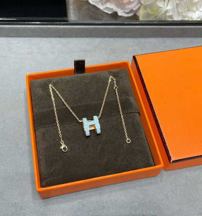 [Select]POP H SKY BLUE NECKLACE