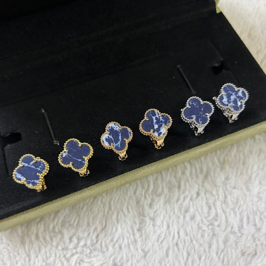 [Select]CLOVER PIETERSITE MEDIUM STUD EARRINGS