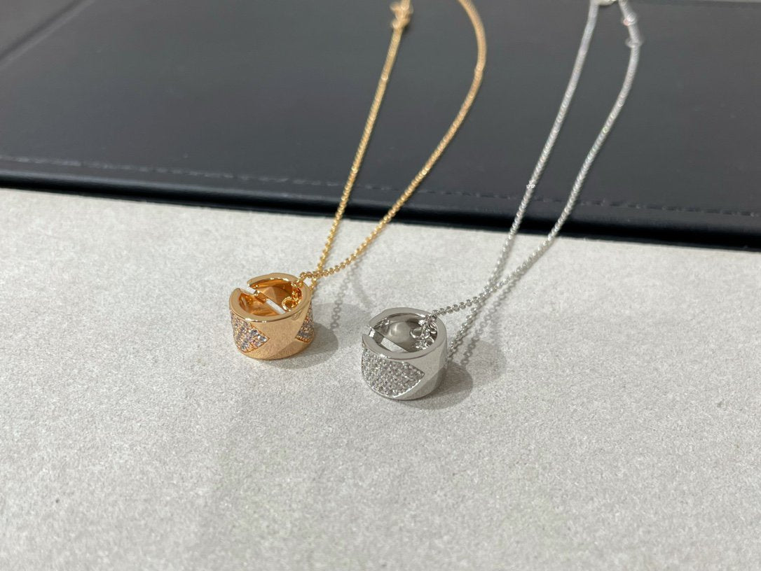[Select]LIENS EVIDENCE DIAMOND PAVED NECKLACE