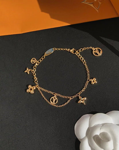 [Select]BLOOMING PINK GOLD MOP BRACELET