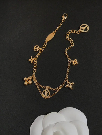 [Select]BLOOMING PINK GOLD MOP BRACELET