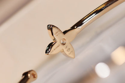 [Select]IDYLLE GOLD OPEN BRACELET DIAMOND PAVED