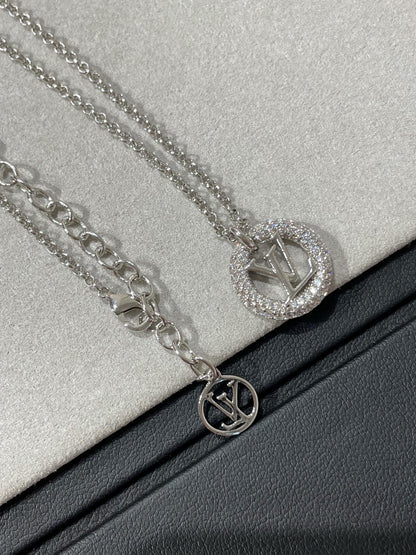 [Select]BY NIGHT DIAMOND PAVED NECKLACE