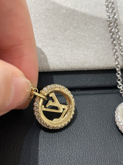 [Select]BY NIGHT DIAMOND PAVED NECKLACE