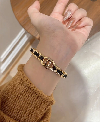 [Select]Double C Open Bangle