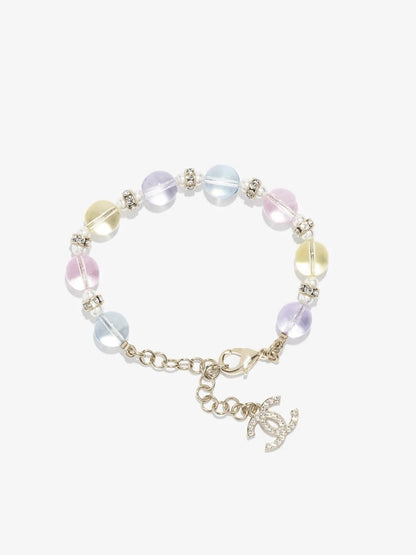 [Select]Colorful Transparent Resin Bracelet
