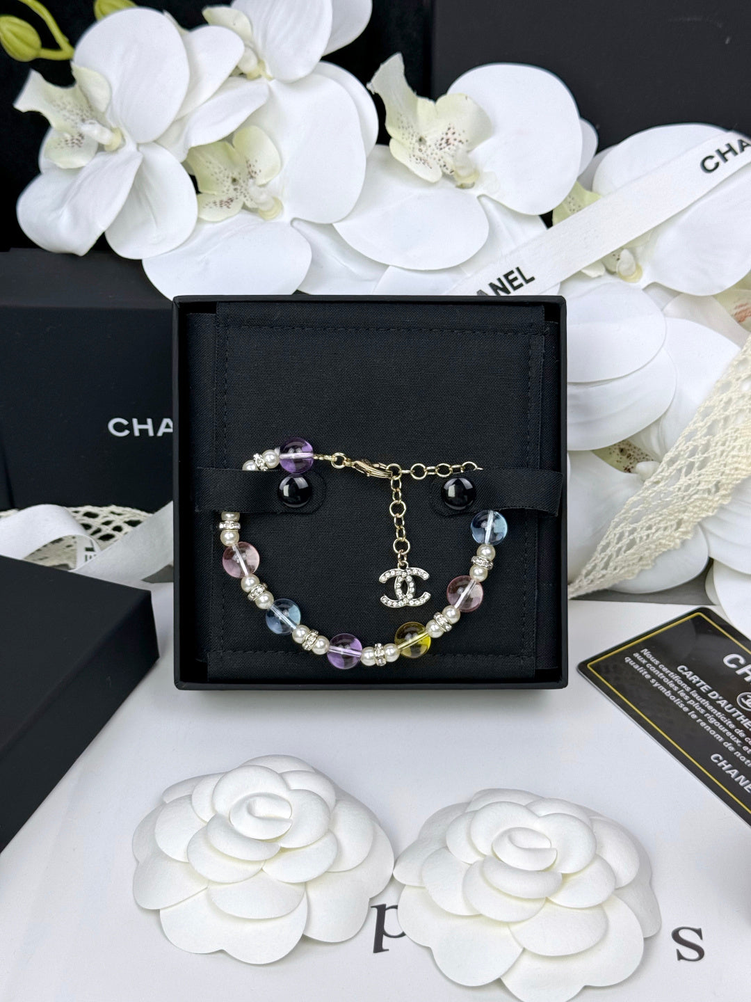 [Select]Colorful Transparent Resin Bracelet