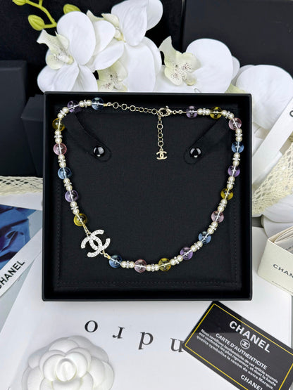 [Select]26C New Spring Collection Colorful Transparent Resin Necklace
