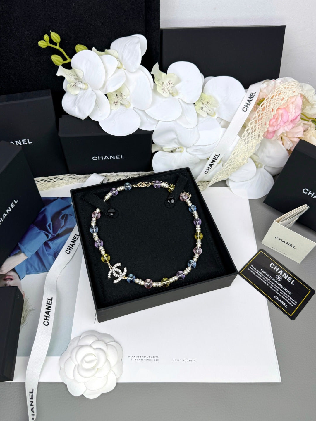 [Select]26C New Spring Collection Colorful Transparent Resin Necklace