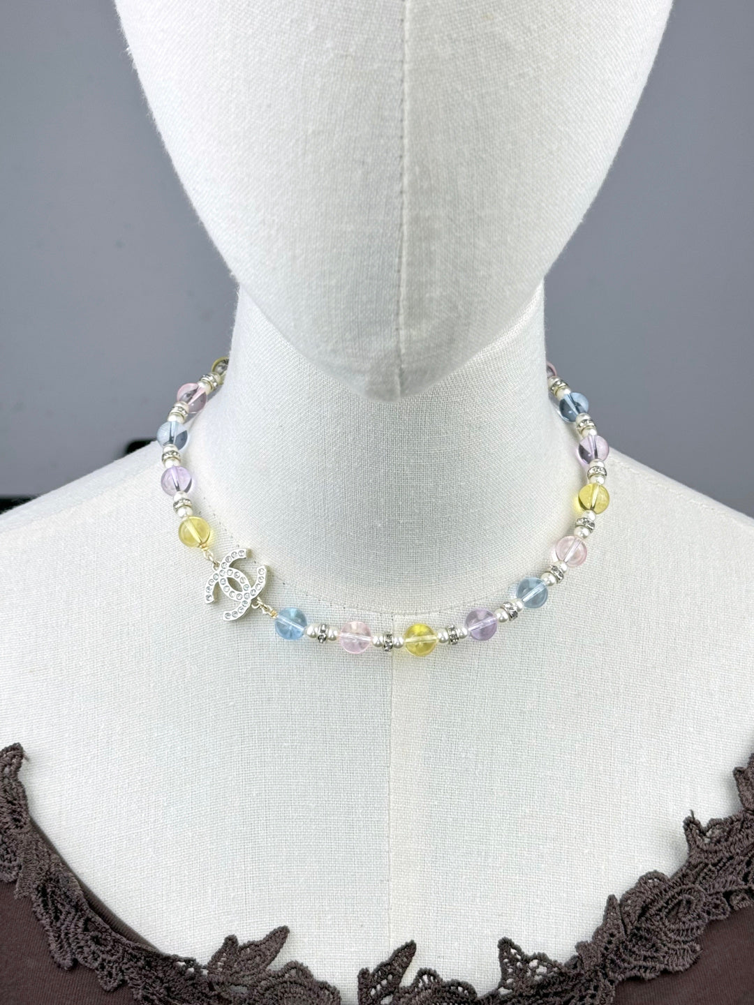 [Select]26C New Spring Collection Colorful Transparent Resin Necklace