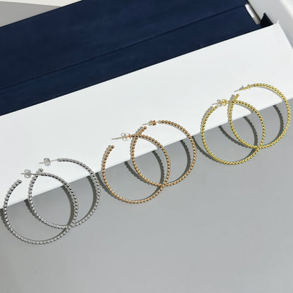 [Select]SMOOTH BEAD STUD EARRINGS
