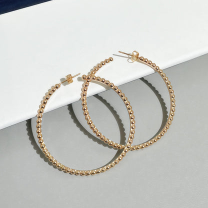 [Select]SMOOTH BEAD STUD EARRINGS