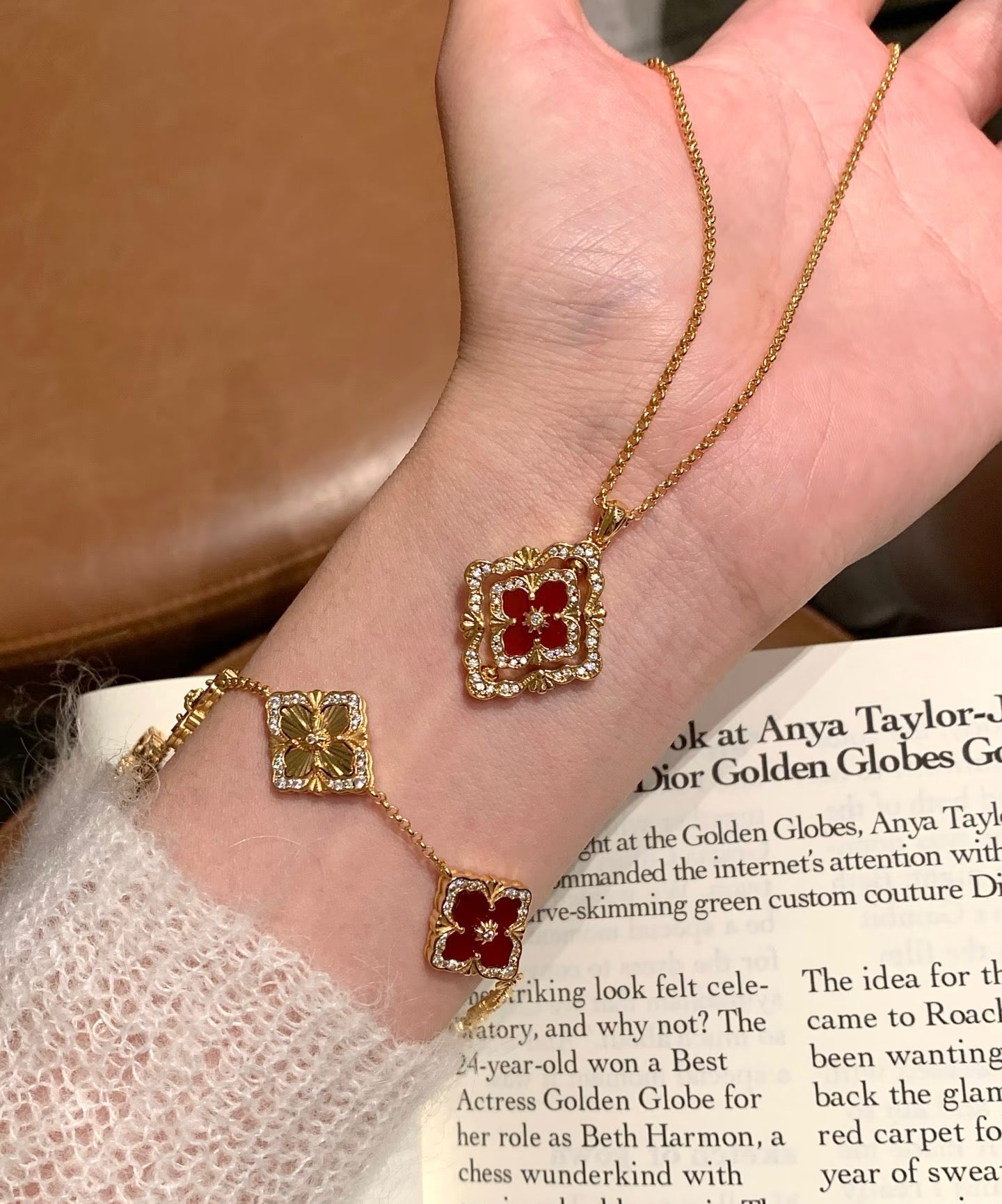 [Select] B.C.L ENAMEL ROTATING SINGLE-DIAMOND NECKLACE£¨Various colors£©