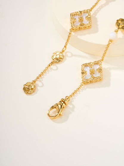 [Select]B.C.L ENAMELED Three-Flower Bracelet£¨Trumpet)