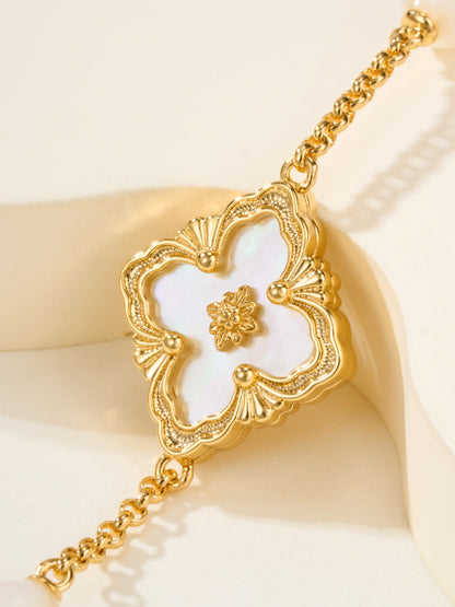 [Select]B.C.L ENAMELED Three-Flower Bracelet£¨Trumpet)